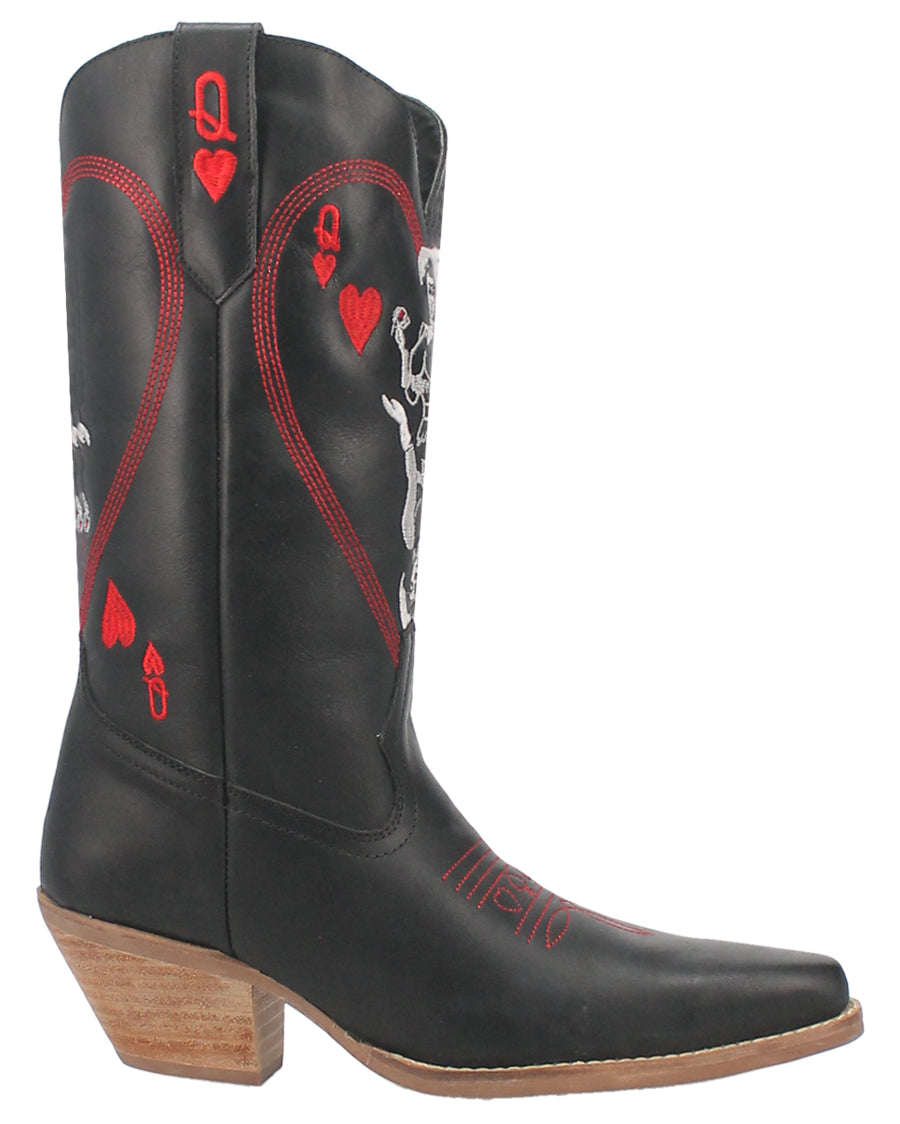 Women's Queen A Hearts Western Boots - Image 3