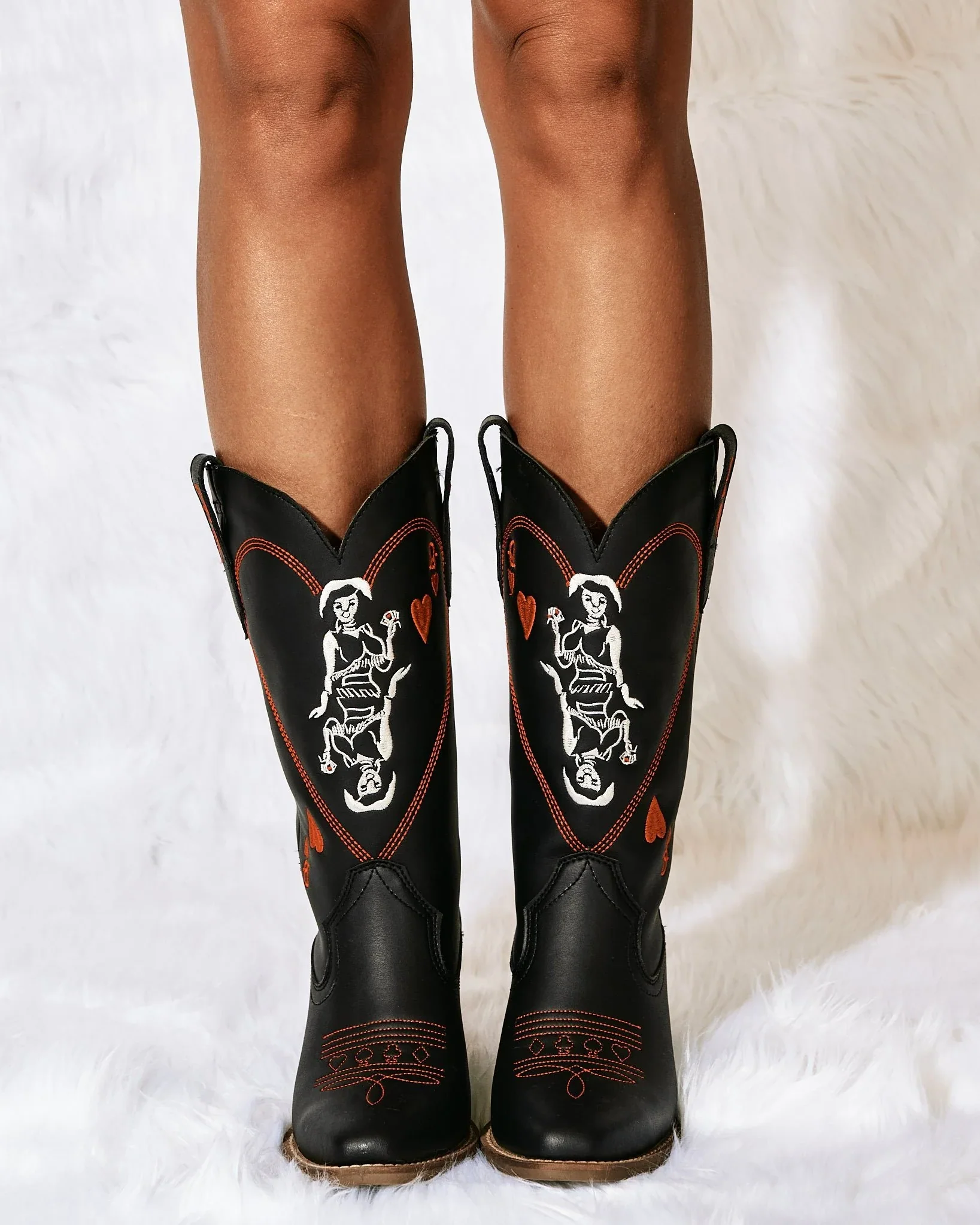 Women's Queen A Hearts Western Boots - Image 5