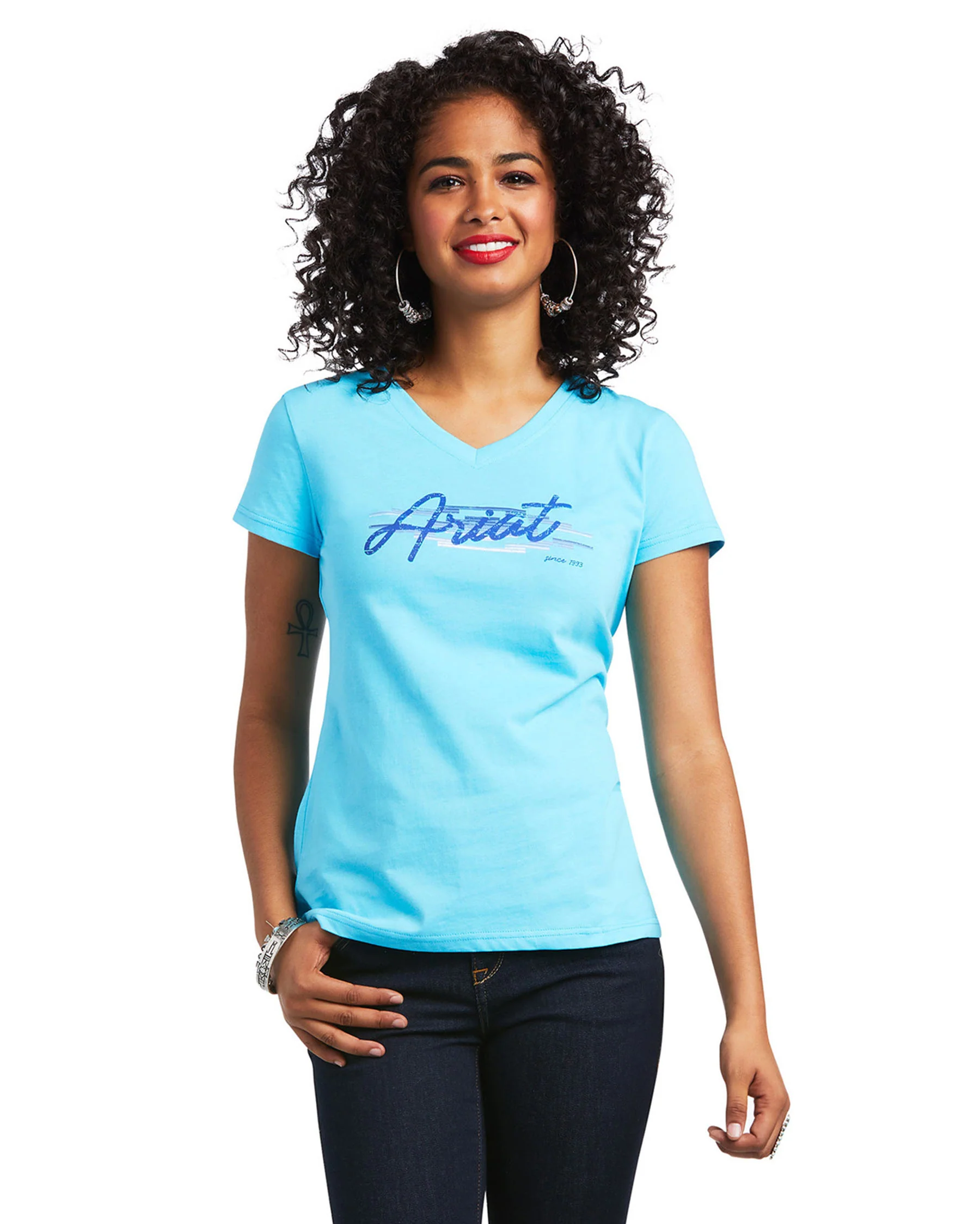 Women's REAL Logo Script Classic Fit Tee