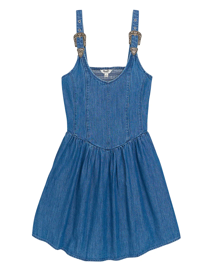 Women's Retro® Americana Drop Waist Denim Dress - 112379498 - Image 8