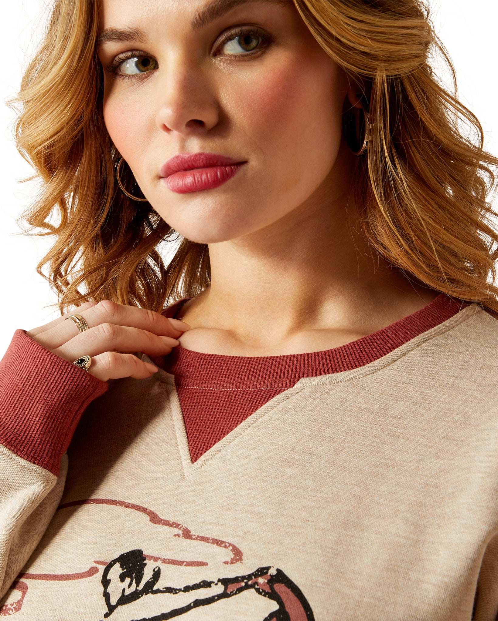 Women's Roughstock Oversized Crew Sweatshirt - Image 4