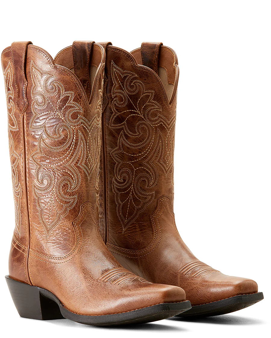 Women's Round Up Square Toe Western Boots - 10053733 - Image 2