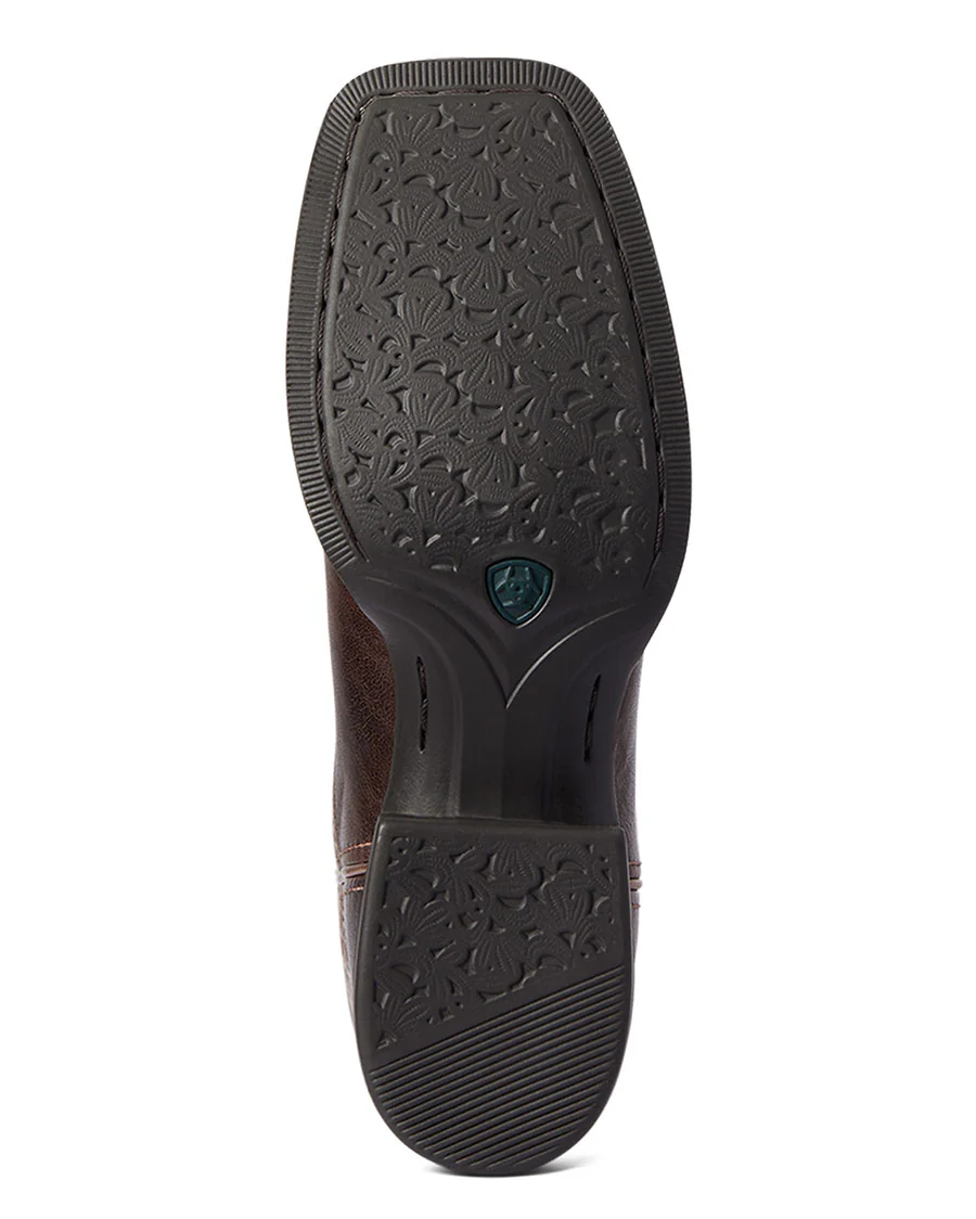 Women's Round Up Wide Square Toe Western Boots - Image 4