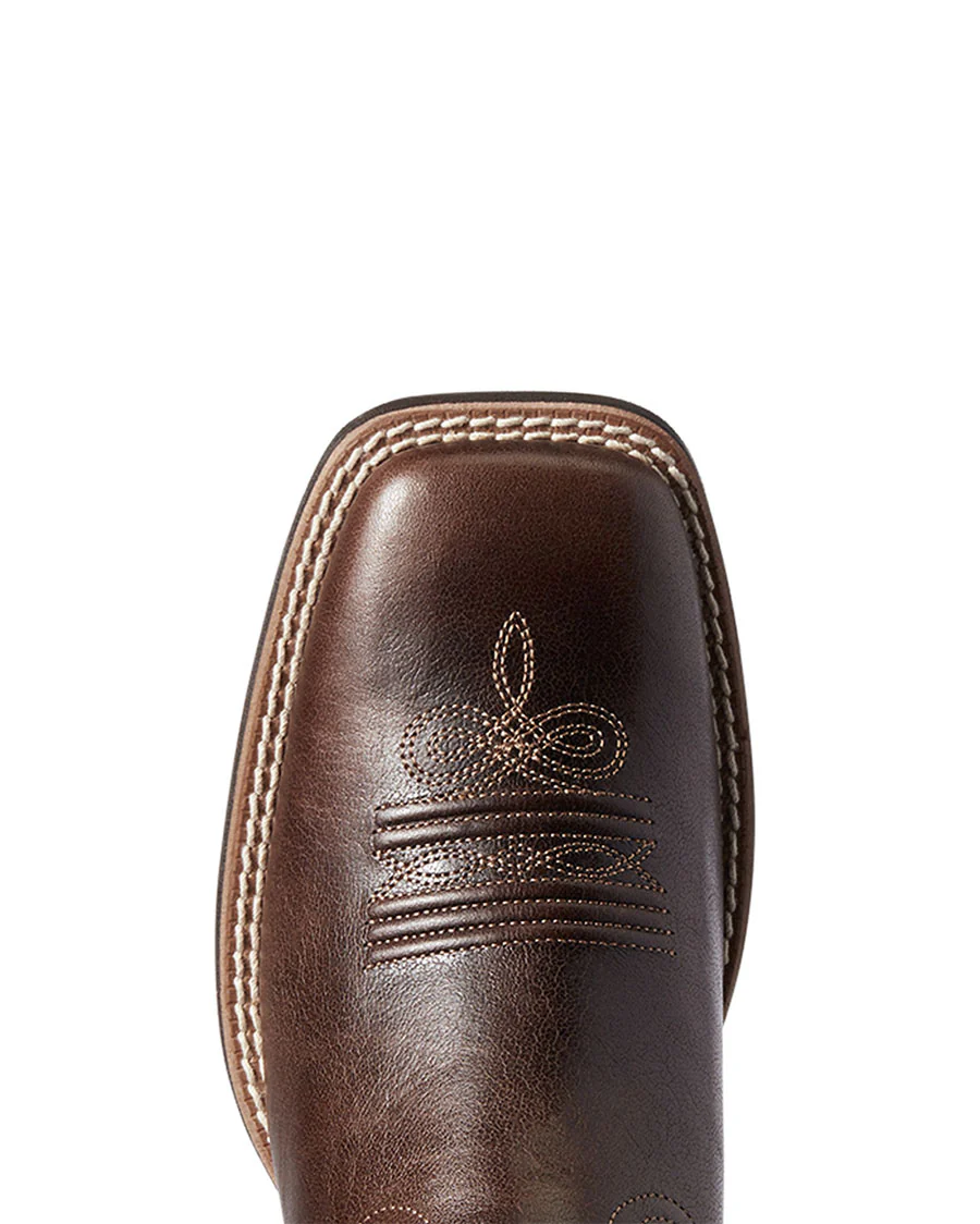 Women's Round Up Wide Square Toe Western Boots - Image 5
