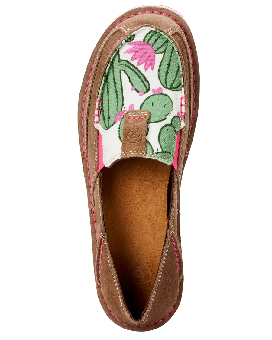 Women's Rugged West Cactus Print Cruiser Shoes - Image 5