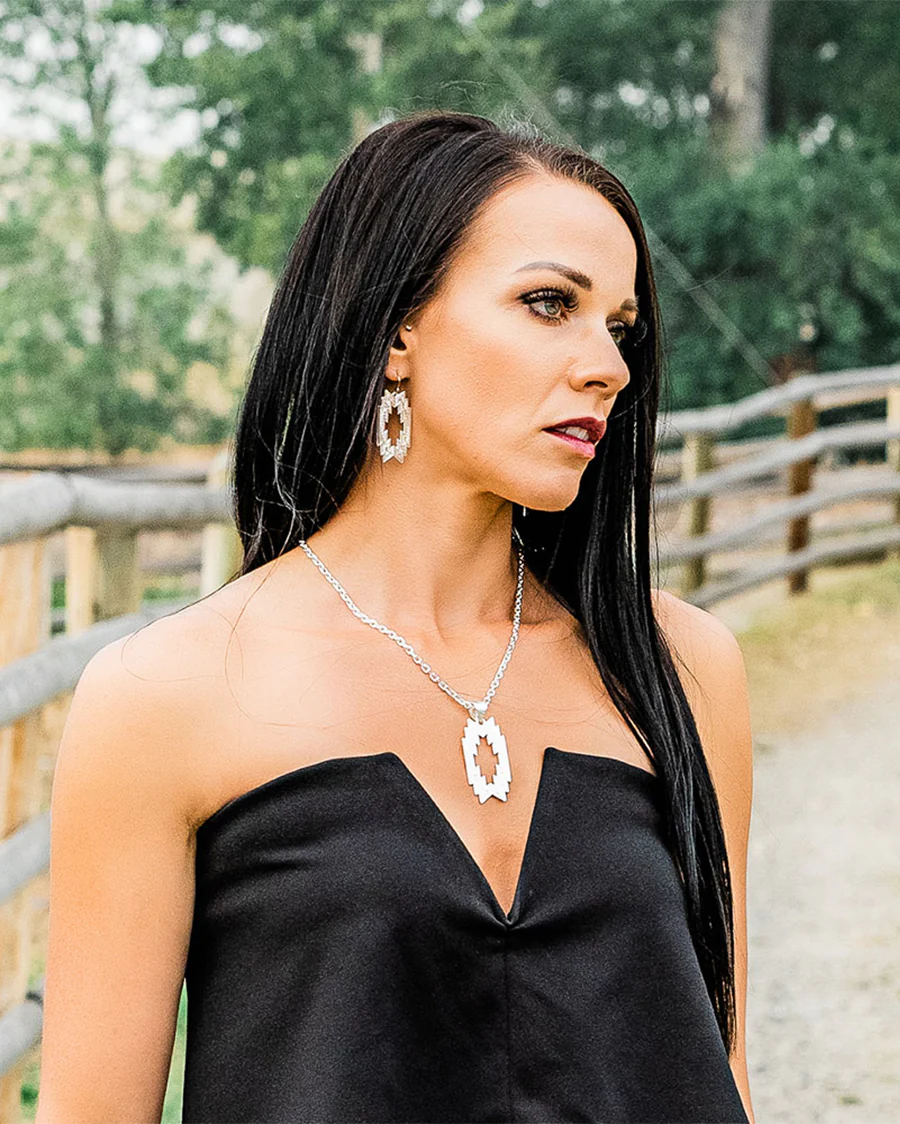 Women's Storm Geometric Necklace - Image 2