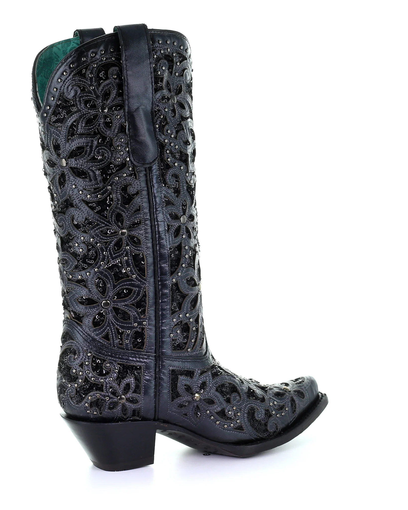 Women's Studs and Embroidery Western Boots - Image 4