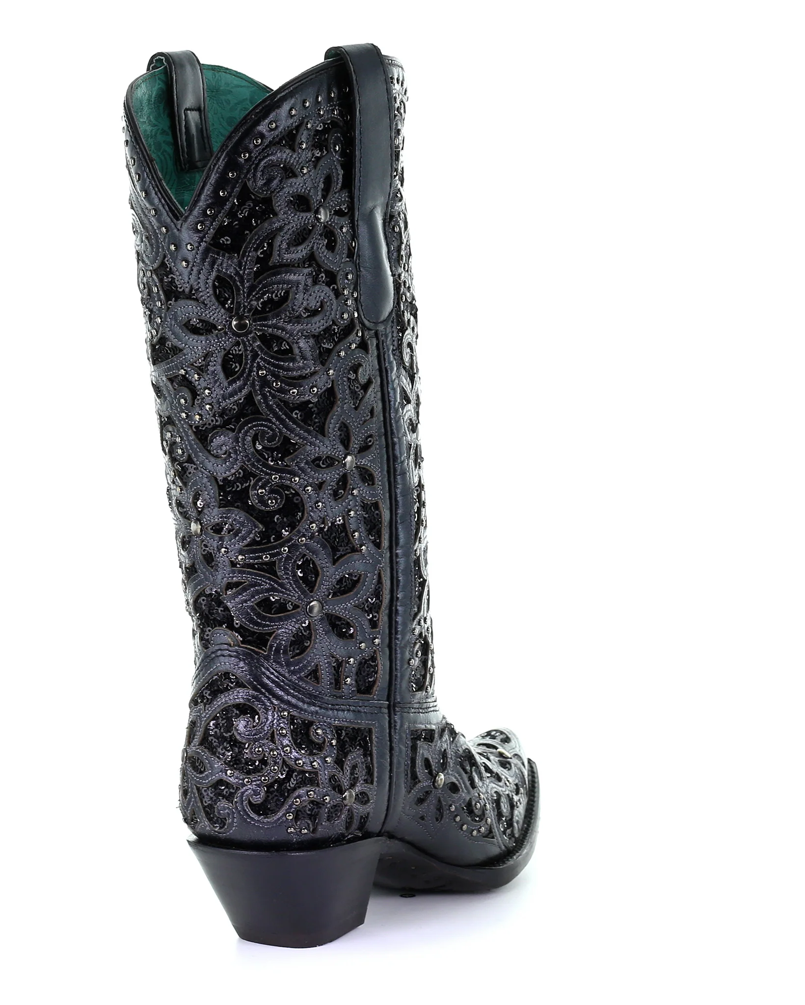 Women's Studs and Embroidery Western Boots - Image 5