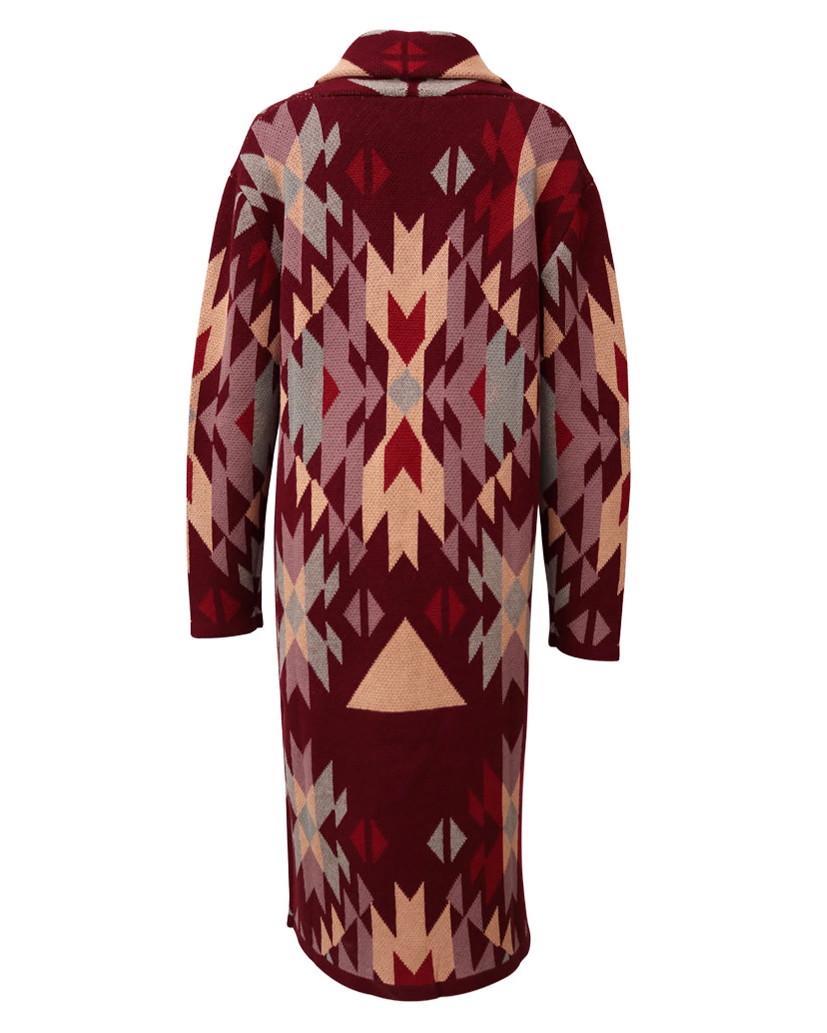 Women's Sweater Knit Duster - Hj104Pkaz - Image 3