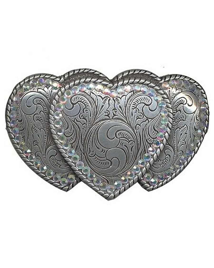 Women's Triple Heart Belt Buckle