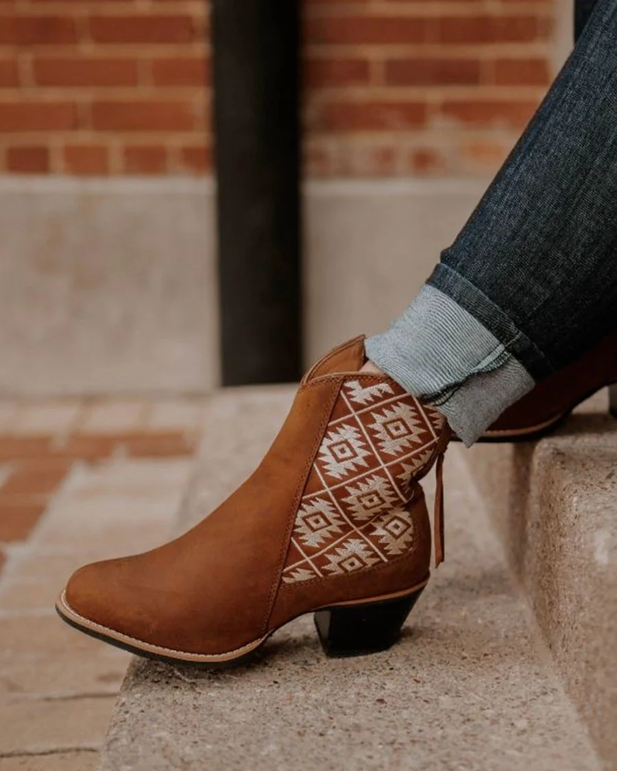 Women's Western Fashion Booties - Image 2