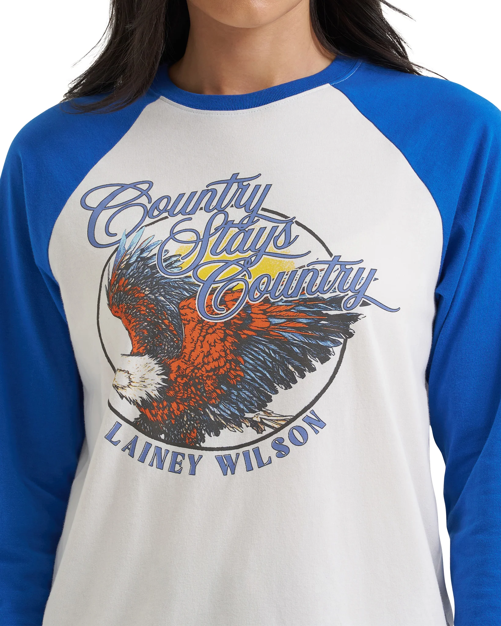 Women's Wrangler X Lainey Wilson Baseball Tee - 112382834 - Image 3