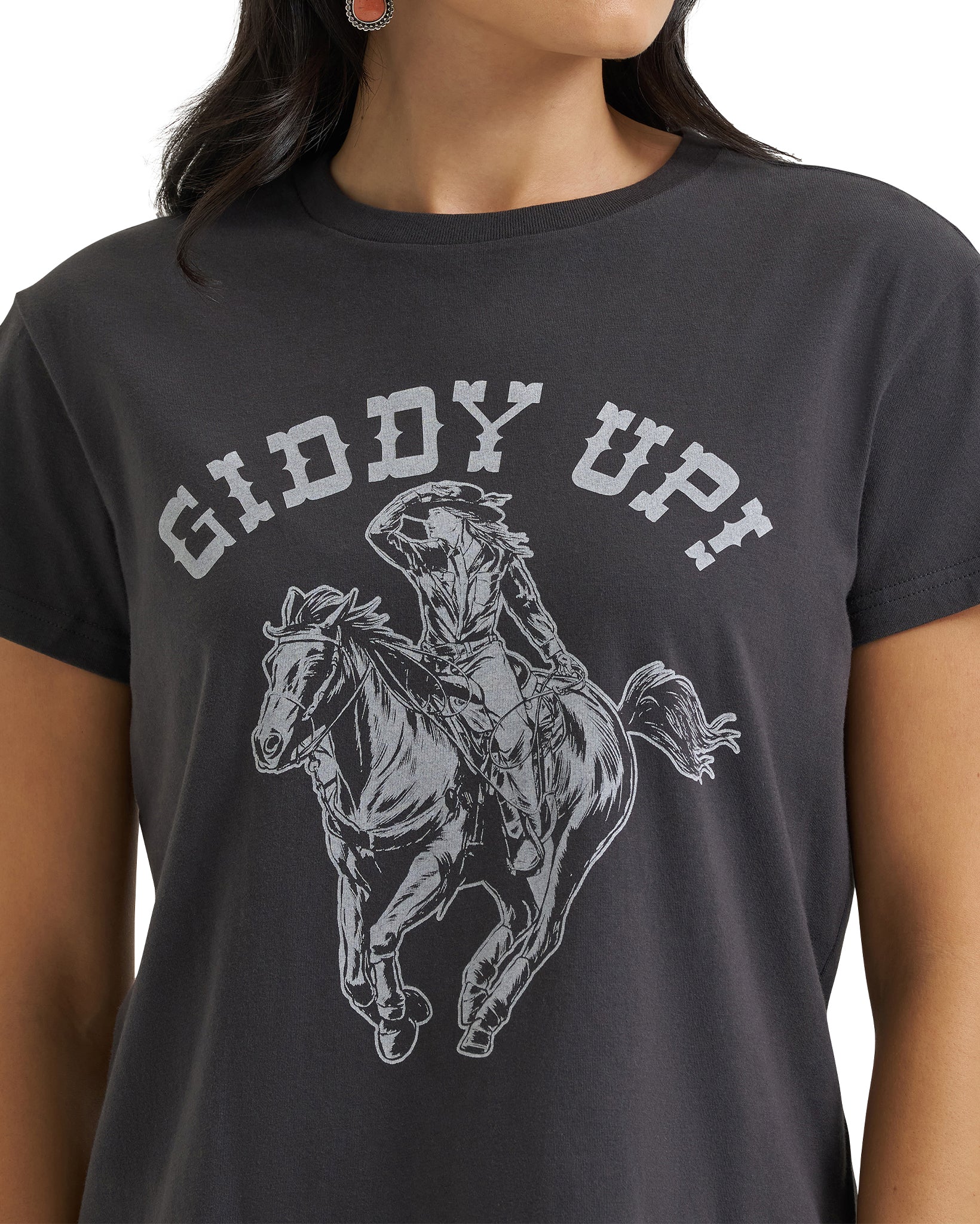 Women's Wrangler X Lainey Wilson Giddy Up T-Shirt - 112382845 - Image 3