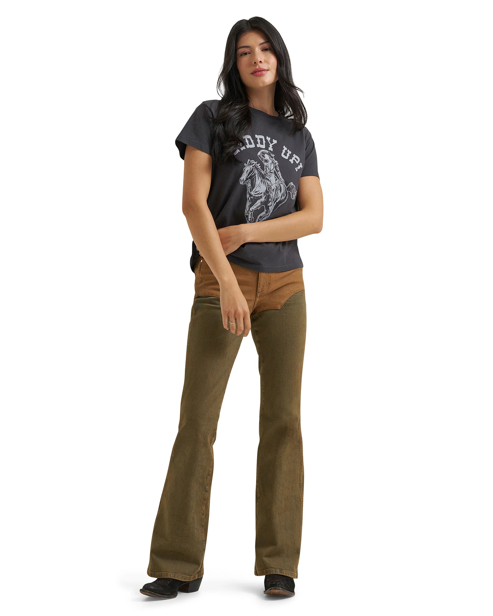 Women's Wrangler X Lainey Wilson Giddy Up T-Shirt - 112382845 - Image 5