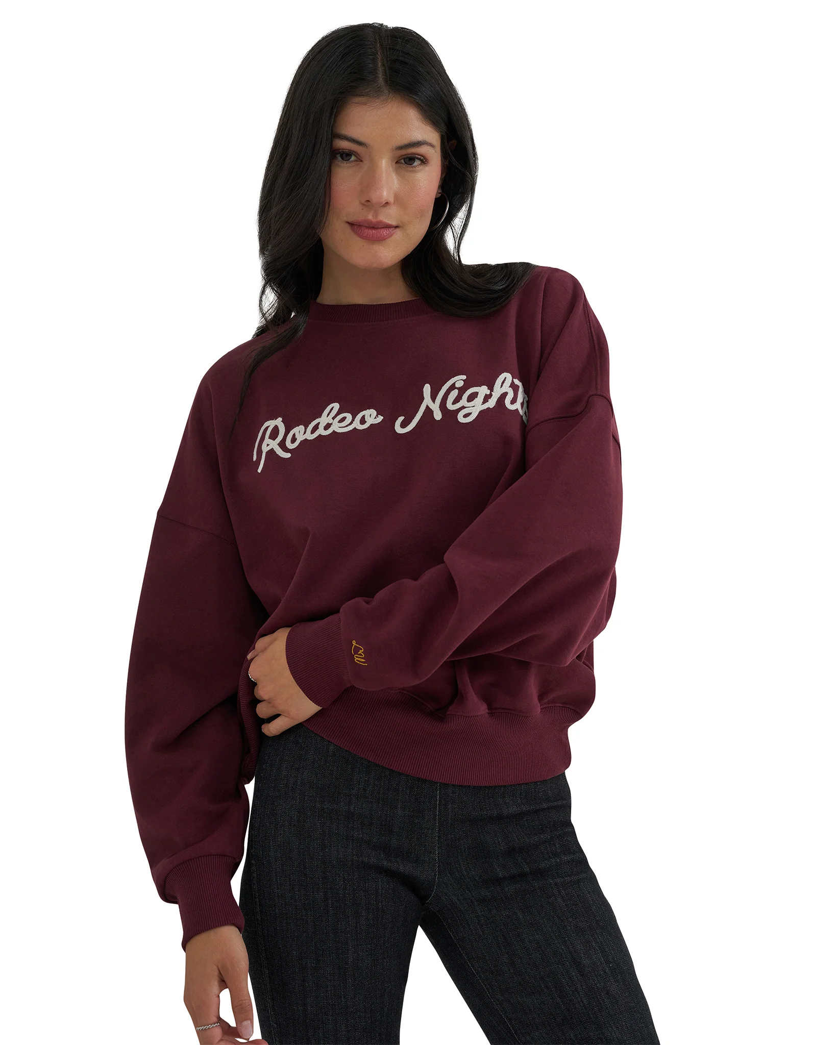 Women's Wrangler X Lainey Wilson Rodeo Nights Sweatshirt - 112382793