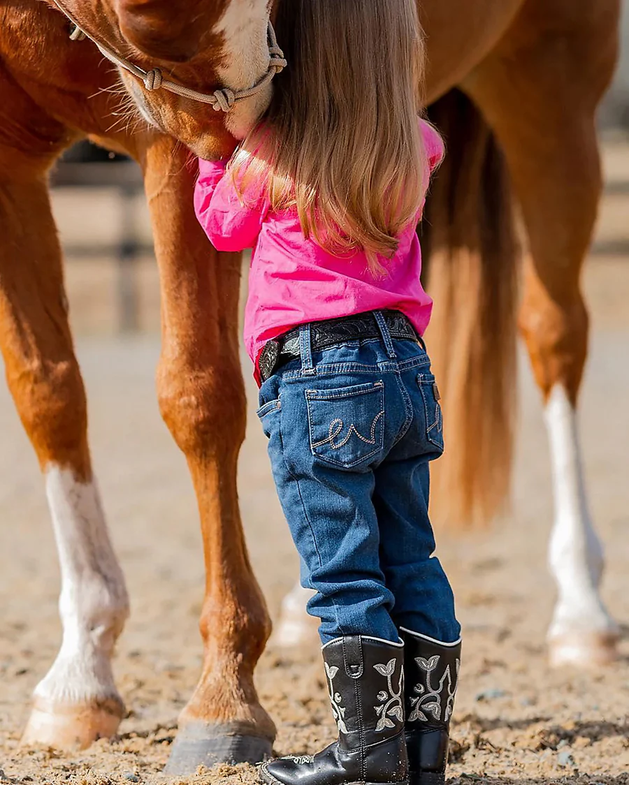Baby Girls' Western 5 Pocket Jeans - Image 3