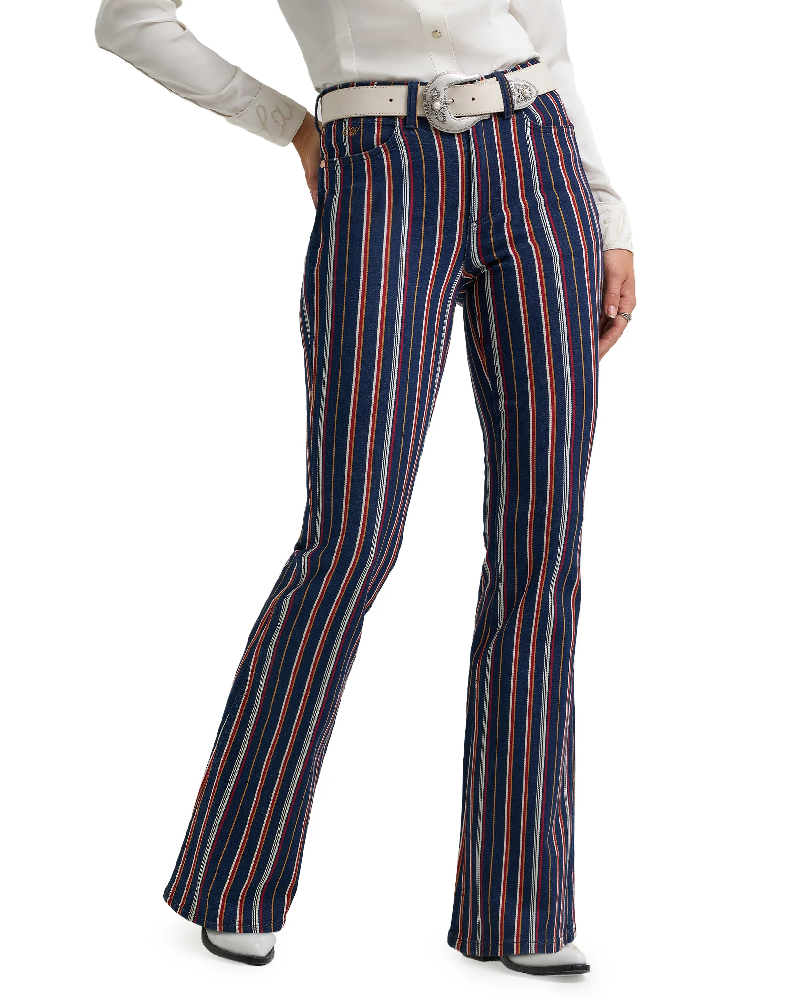 Women's Wrangler X Lainey Wilson Striped Flare Pants