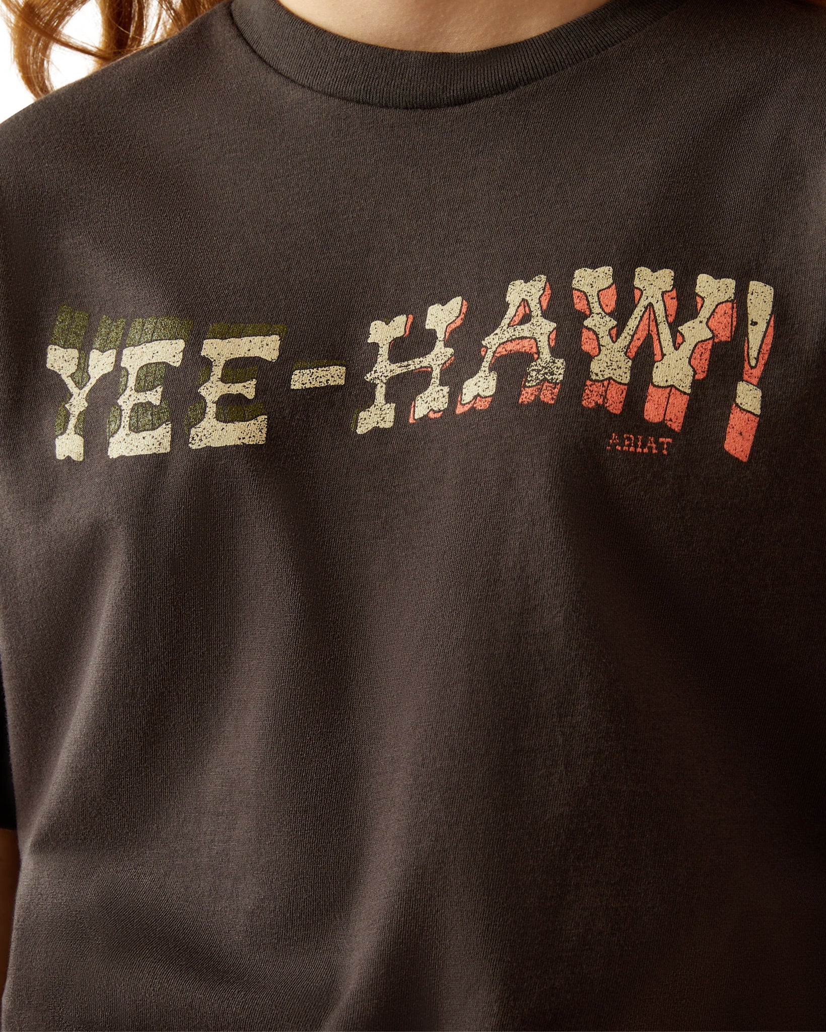 Kids' Ariat Yee Haw Twist T-Shirt - Image 3