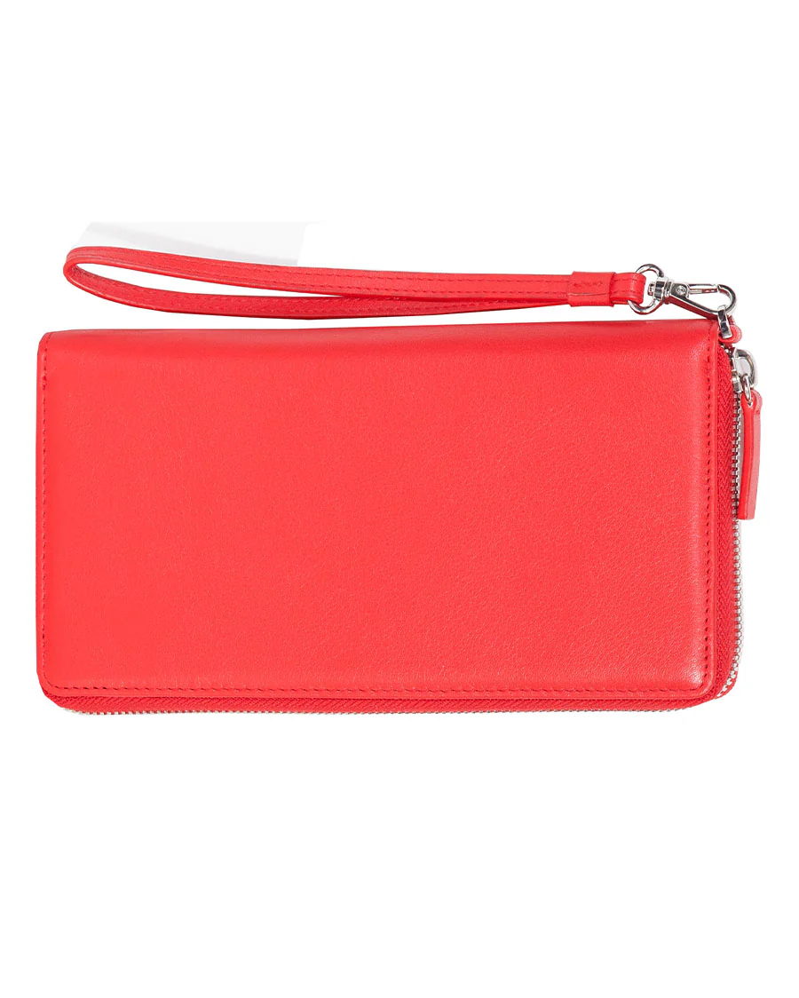 Zip Around Slim Clutch